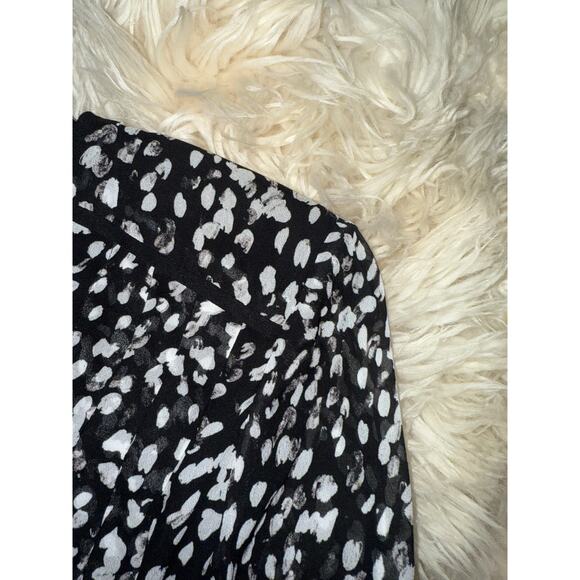 The Kooples Smocked Mini Dress – NWT FR 2 / US M 🖤 - Picture 5 of 6